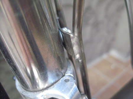 King Cage iris weld, back side