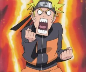 Naruto is angry