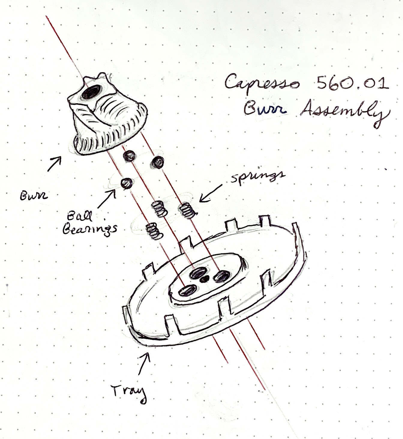 Capresso Infinity Burr Grinder Assembly Diagram - Aaron Deutsch %